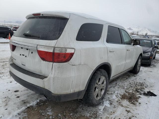 1C4SDJFT1DC658046 - 2013 DODGE DURANGO SSV WHITE photo 3