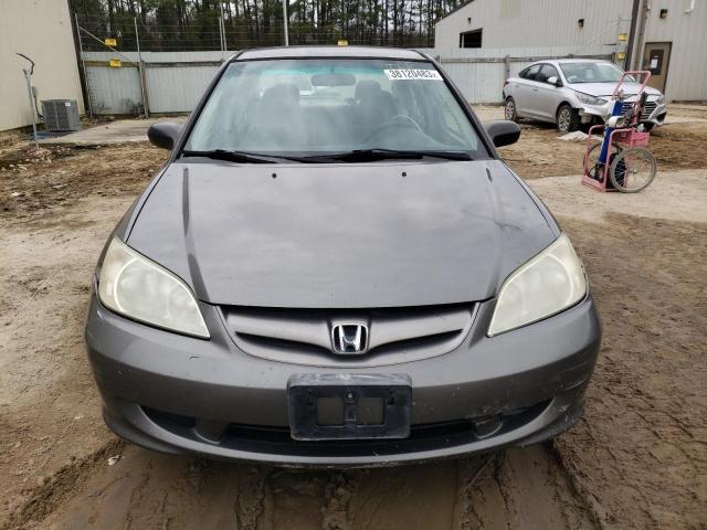 1HGES16365L017965 - 2005 HONDA CIVIC DX VP Boz foto 5