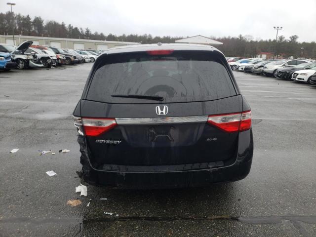 5FNRL5H67CB106407 - 2012 HONDA ODYSSEY EXL BLACK photo 6