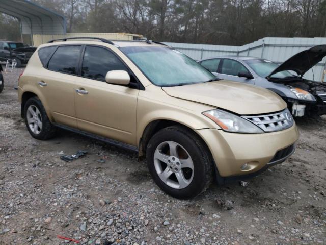 JN8AZ08T73W114026 - 2003 NISSAN MURANO SL GOLD photo 4