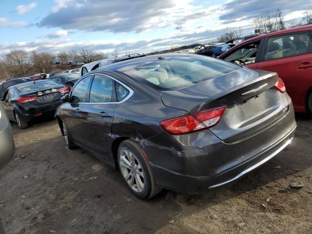 1C3CCCAB3FN504645 - 2015 CHRYSLER 200 LIMITED GRAY photo 2