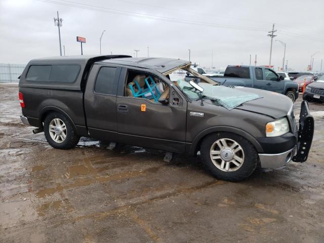 1FTRX12536FB74099 - 2006 FORD F150 GRAY photo 4