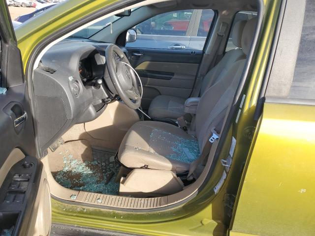 1C4NJCBAXCD622709 - 2012 JEEP COMPASS SPORT GREEN photo 7