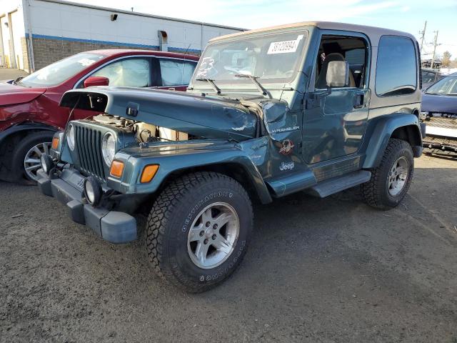 1J4FA59SX2P703750 - 2002 JEEP WRANGLER / SAHARA GREEN photo 1