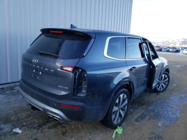 5XYP3DHC4LG054072 - 2020 KIA TELLURIDE EX GRAY photo 3