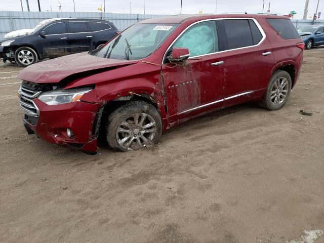 1GNEVJKW9KJ262490 - 2019 CHEVROLET TRAVERSE HIGH COUNTRY BURGUNDY photo 1