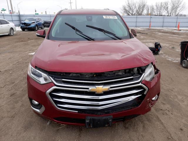 1GNEVJKW9KJ262490 - 2019 CHEVROLET TRAVERSE HIGH COUNTRY BURGUNDY photo 5