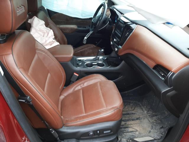 1GNEVJKW9KJ262490 - 2019 CHEVROLET TRAVERSE HIGH COUNTRY BURGUNDY photo 7