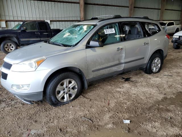 1GNKRFEDXCJ402823 - 2012 CHEVROLET TRAVERSE LS SILVER photo 1