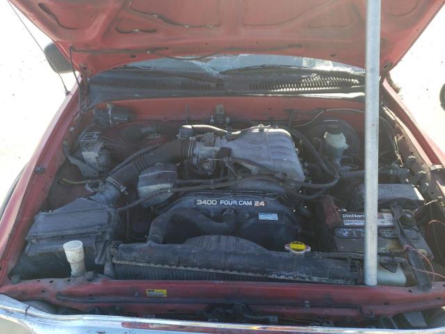 5TEGN92N44Z387803 - 2004 TOYOTA TACOMA DOUBLE CAB PRERUNNER RED photo 11