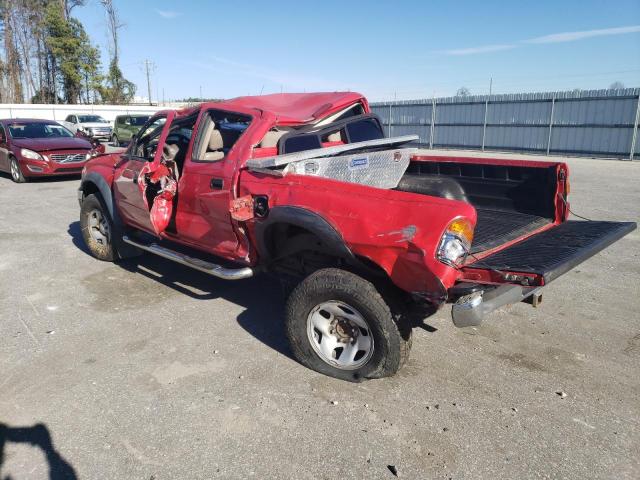 5TEGN92N44Z387803 - 2004 TOYOTA TACOMA DOUBLE CAB PRERUNNER RED photo 2