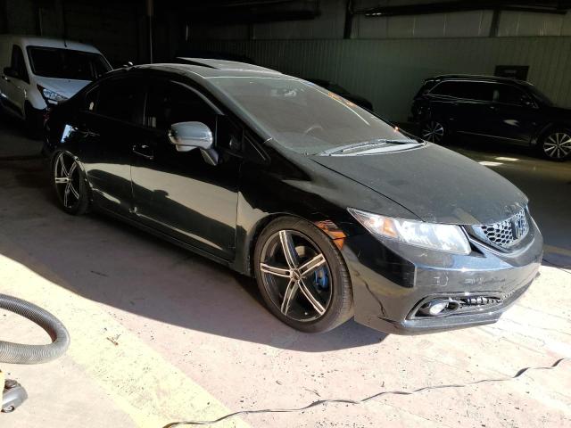 19XFB2F70FE281205 - 2015 HONDA CIVIC SE BLACK photo 4