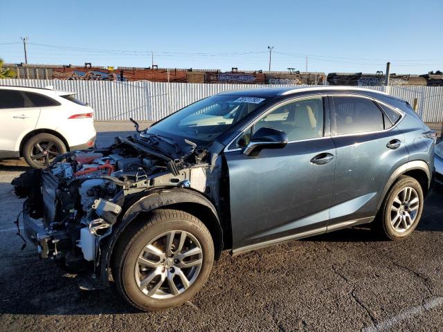 JTJBJRBZ3F2024065 - 2015 LEXUS NX 300H BLUE photo 1