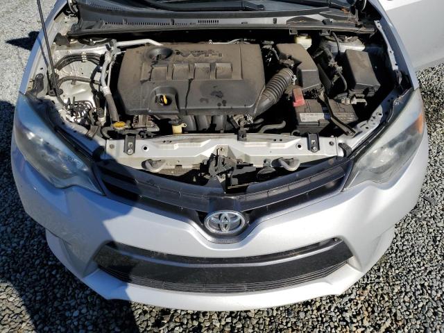 2T1BURHE8FC360729 - 2015 TOYOTA COROLLA L SILVER photo 11