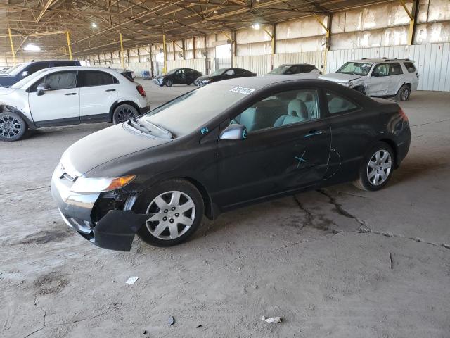 2HGFG12688H546504 - 2008 HONDA CIVIC LX BLACK photo 1