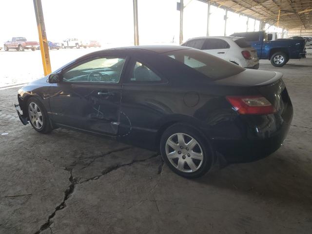 2HGFG12688H546504 - 2008 HONDA CIVIC LX BLACK photo 2