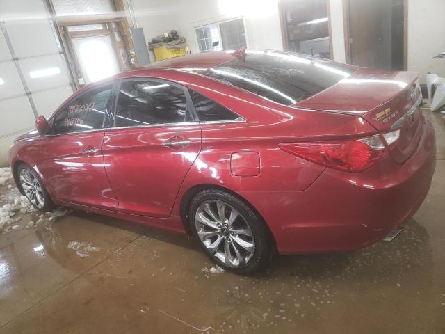 5NPEC4AC6BH181320 - 2011 HYUNDAI SONATA SE RED photo 2