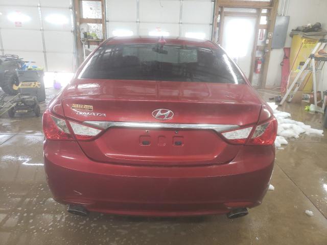 5NPEC4AC6BH181320 - 2011 HYUNDAI SONATA SE RED photo 6