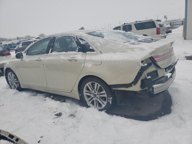 3LN6L2LU1ER816553 - 2014 LINCOLN MKZ HYBRID CREAM photo 2