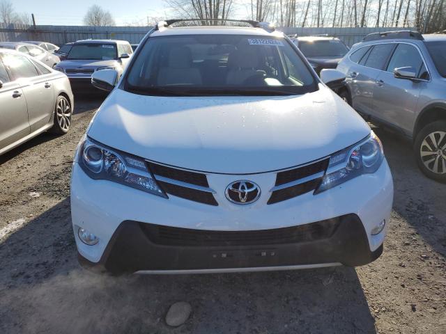 JTMRFREV2FD174376 - 2015 TOYOTA RAV4 XLE WHITE photo 5