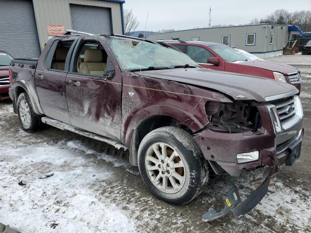 1FMEU53897UA23946 - 2007 FORD EXPLORER S LIMITED BURGUNDY photo 4