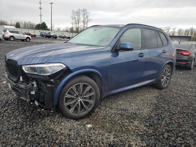 5UXTA6C09M9H81385 - 2021 BMW X5 XDRIVE45E BLUE photo 1