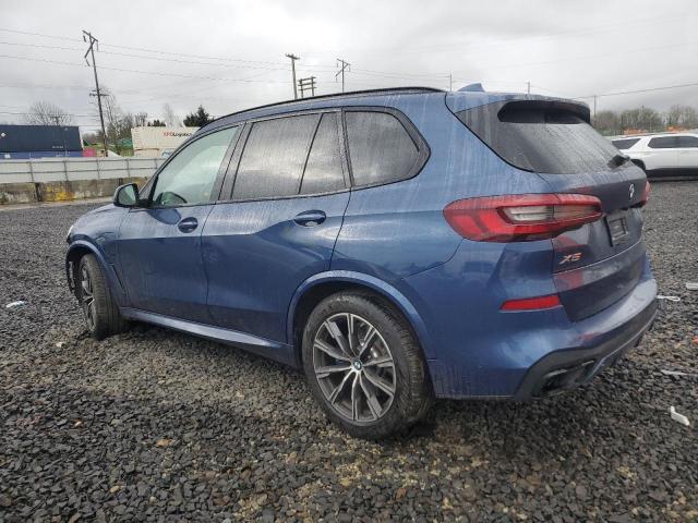 5UXTA6C09M9H81385 - 2021 BMW X5 XDRIVE45E BLUE photo 2