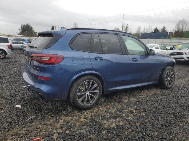 5UXTA6C09M9H81385 - 2021 BMW X5 XDRIVE45E BLUE photo 3