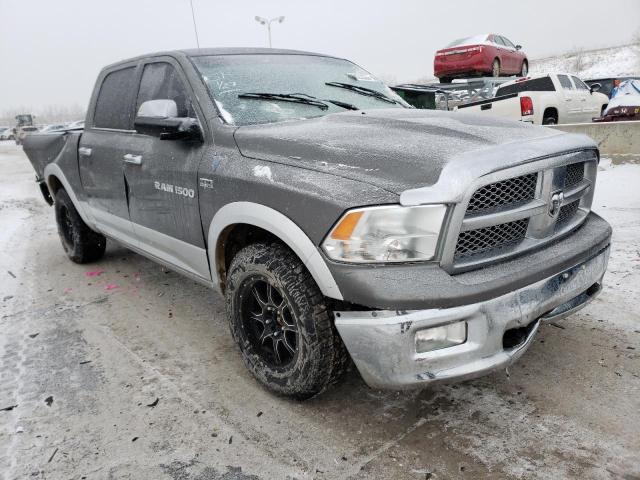 1C6RD7NT1CS327465 - 2012 DODGE RAM 1500 LARAMIE GRAY photo 4