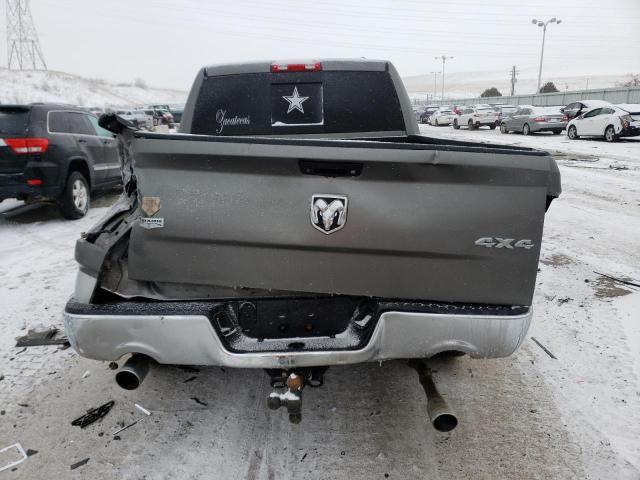 1C6RD7NT1CS327465 - 2012 DODGE RAM 1500 LARAMIE GRAY photo 6