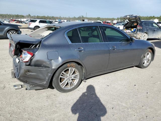 JN1CV6AP2BM509342 - 2011 INFINITI G37 BASE GRAY photo 3