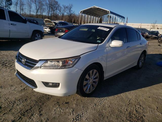 1HGCR3F98EA025631 - 2014 HONDA ACCORD TOURING WHITE photo 1