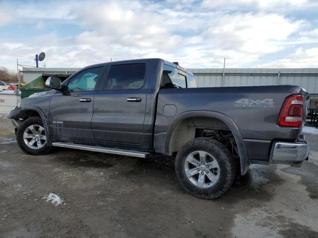 1C6SRFJTXKN719361 - 2019 RAM 1500 LARAMIE GRAY photo 2