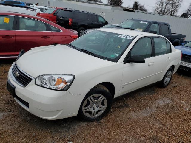 1G1ZS58F17F299313 - 2007 CHEVROLET MALIBU LS WHITE photo 1