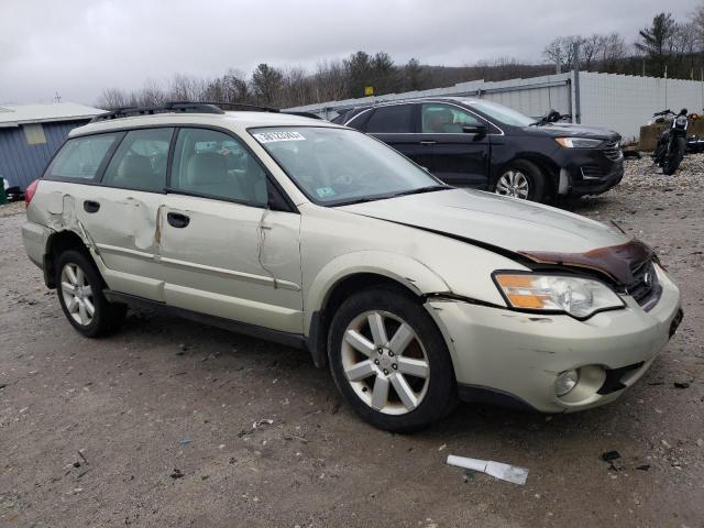 4S4BP61C666326533 - 2006 SUBARU LEGACY OUTBACK 2.5I CREAM photo 4