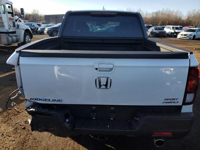 5FPYK3F11PB049533 - 2023 HONDA RIDGELINE SPORT WHITE photo 6