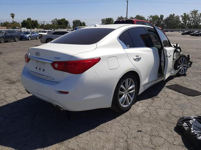 JN1BV7AP7EM688029 - 2014 INFINITI Q50 BASE WHITE photo 4