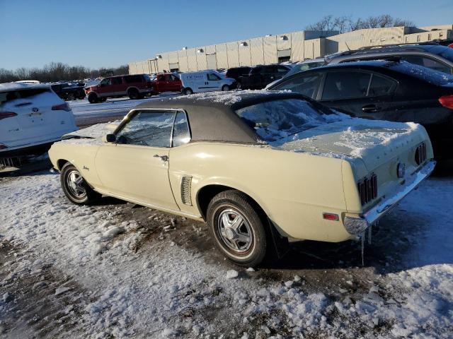 9T01L166839 - 1969 FORD MUSTANG CREAM photo 2