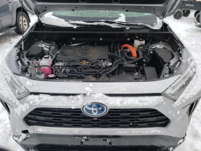 JTME6RFV1NJ020819 - 2022 TOYOTA RAV4 XSE SILVER photo 12