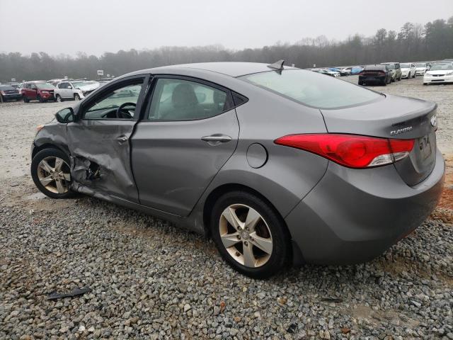 5NPDH4AE1DH278569 - 2013 HYUNDAI ELANTRA GLS GRAY photo 2