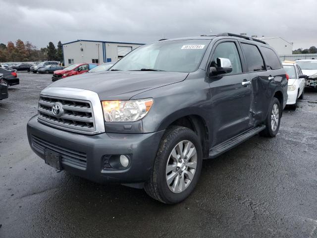 5TDJY5G13BS045698 - 2011 TOYOTA SEQUOIA LIMITED GRAY photo 1