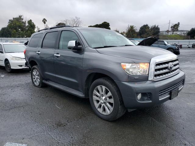 5TDJY5G13BS045698 - 2011 TOYOTA SEQUOIA LIMITED GRAY photo 4