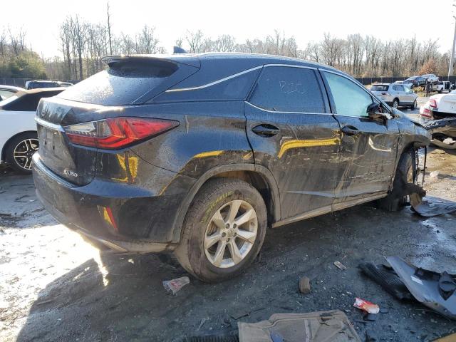 2T2BZMCA9HC103182 - 2017 LEXUS RX 350 BASE BLACK photo 3