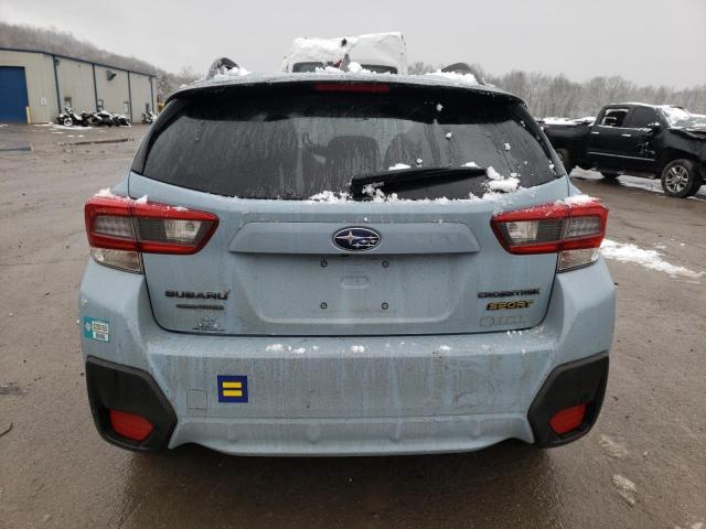 JF2GTHSC5NH205478 - 2022 SUBARU CROSSTREK SPORT BLUE photo 6