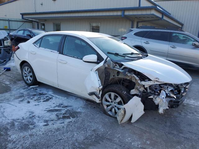 2T1BURHE4EC077226 - 2014 TOYOTA COROLLA L WHITE photo 4