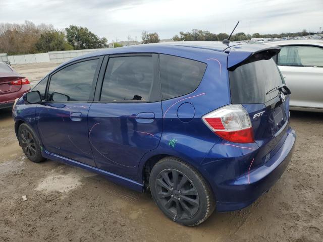 JHMGE8H57DC024460 - 2013 HONDA FIT SPORT BLUE photo 2