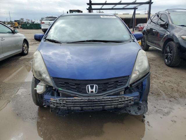 JHMGE8H57DC024460 - 2013 HONDA FIT SPORT BLUE photo 5