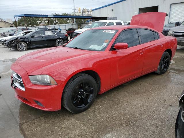 2C3CDXBG3DH583237 - 2013 DODGE CHARGER SE RED photo 1