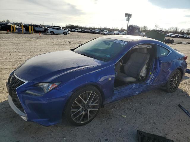 JTHHE5BC3F5001498 - 2015 LEXUS RC 350 BLUE photo 1