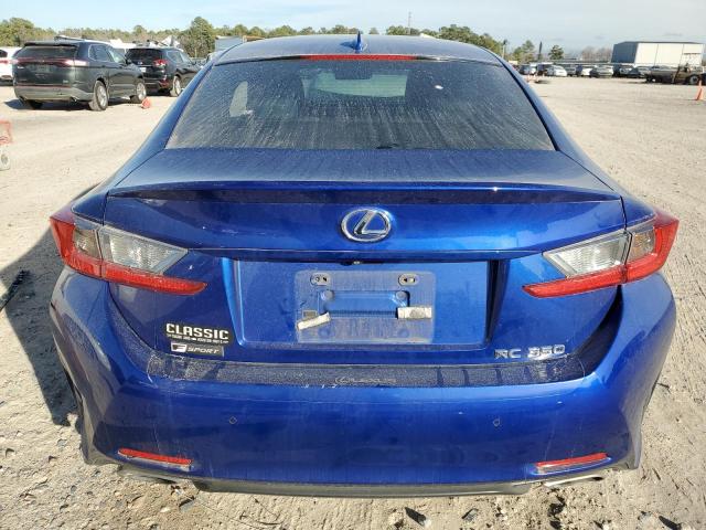 JTHHE5BC3F5001498 - 2015 LEXUS RC 350 BLUE photo 6